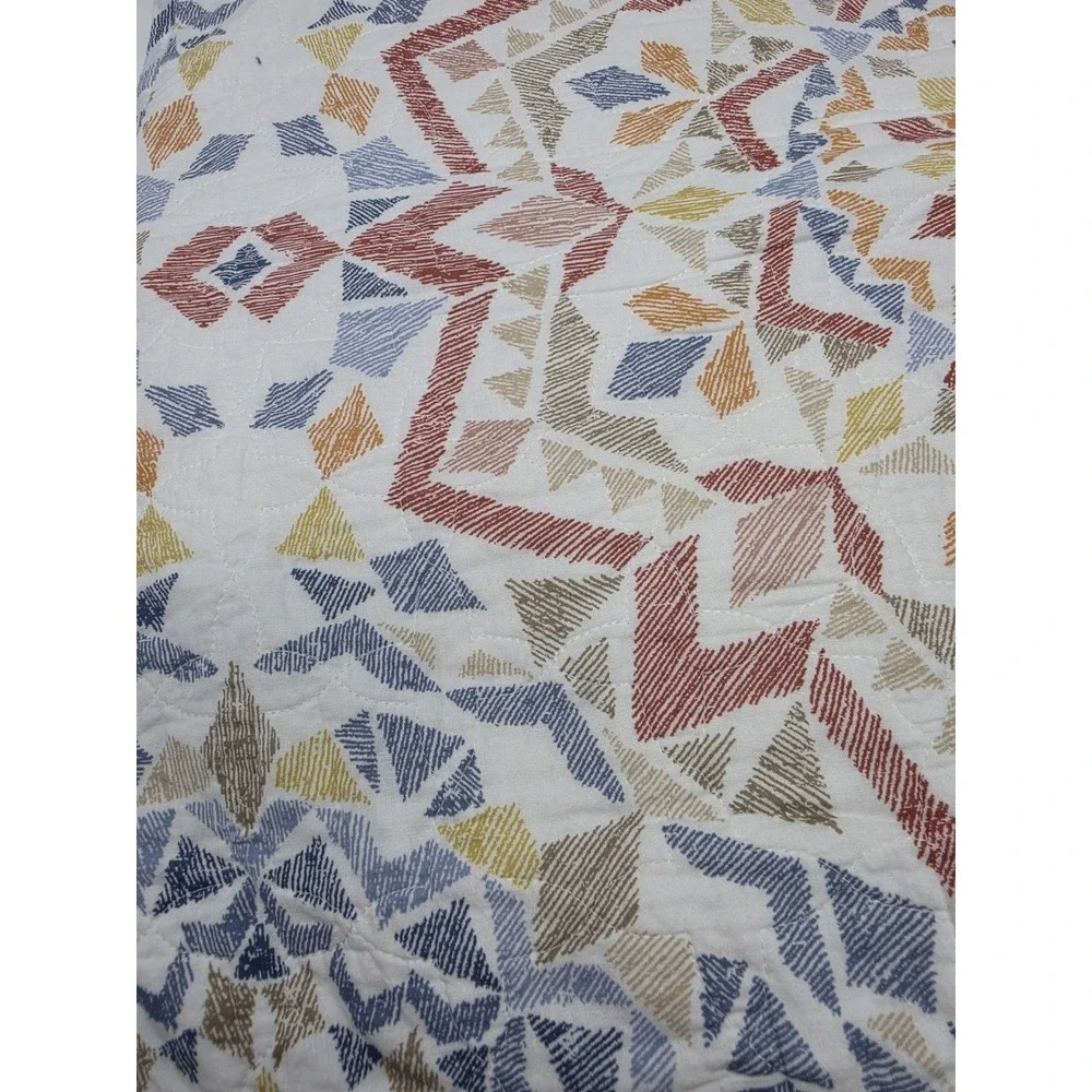 CHARTER CLUB MOJAVE MEDAALION COTTON QUILTED‎ SHAM STANDARD